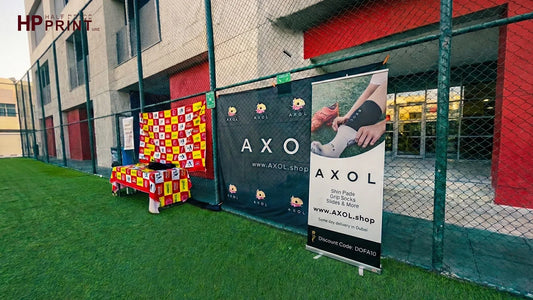Axol Branding on Rollups, Banners